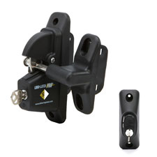 LokkLatch&reg; PRO SL (Black) - LLP1S-KSA  Keyed Alike   DISCONTINUED ITEM!!   Product Re-designed (CLICK HERE)