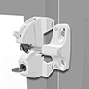 LokkLatch&reg; Series 3 (White) - LL3ALW 
