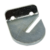 Zinc Plated Seismic Anchoring Fitting, Retrofit, 2-Cable Holes, 1/4" Bolt - SAF2R-1/4 