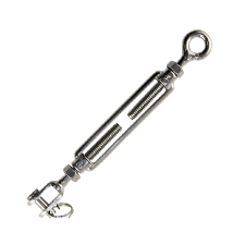 Jaw & Eye Turnbuckle 1/4" x 2-3/4" (S/S Marine Style) 