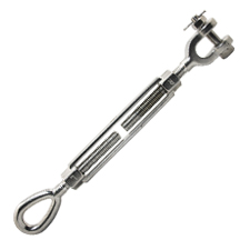Jaw & Eye Turnbuckle 1/2" x 6"  (S/S Precision Cast) 