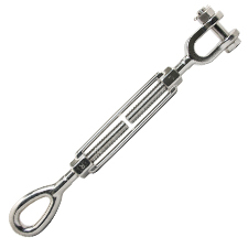 Jaw & Eye Turnbuckle 3/4" x 6"  (S/S Precision Cast) 