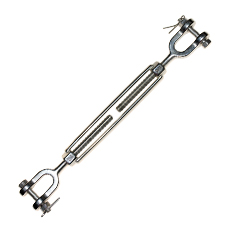 Jaw & Jaw Turnbuckle 5/16" x 4-1/2"  (S/S Precision Cast) 