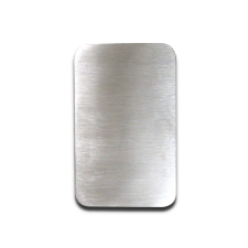 Stainless Steel Base Plate 2 1/2" x 4" x 1/4" - Brushed Finish  DISCONTINUED PRODUCT!!  ONLY 10 LEFT IN STOCK  (Discounted Price) 