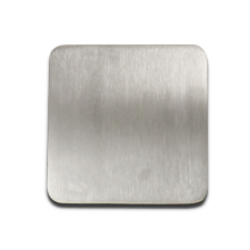 Stainless Steel Base Plate 4" x 4" x 1/4" - Brushed Finish  DISCONTINUED PRODUCT!!  ONLY 3 LEFT IN STOCK  (Discounted Price) 