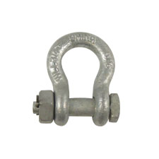 5/16" Bolt Type Anchor Shackle (Galvanized) 